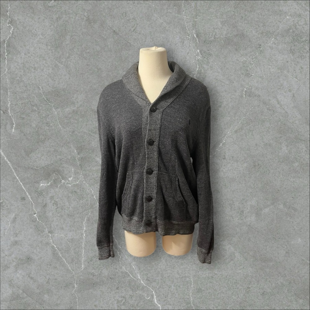 Black Pony Gray Cardigan - Picture 5 of 6